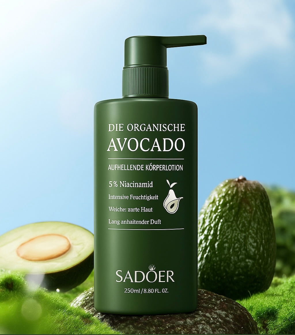 SADOER Avocado Body Lotion 250 ml – feuchtigkeitsspendend & glättend