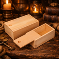 Schlichte Holzbox mit Schiebedeckel – Premium-Verpackung für Düfte